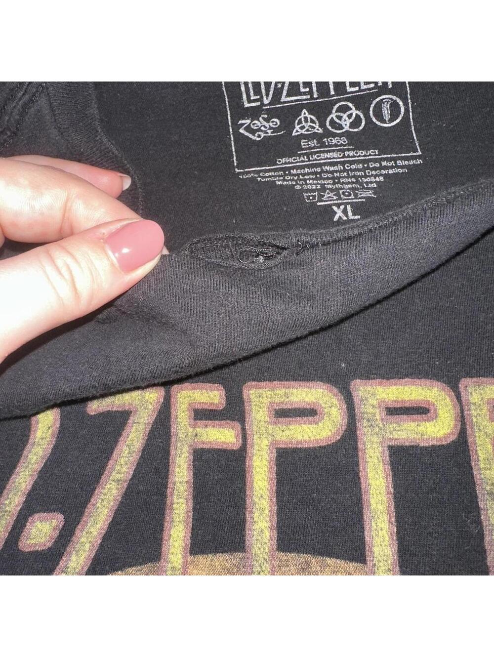 Led Zeppelin U.S. Tour 1975 T-Shirt XL - Picture 4 of 5